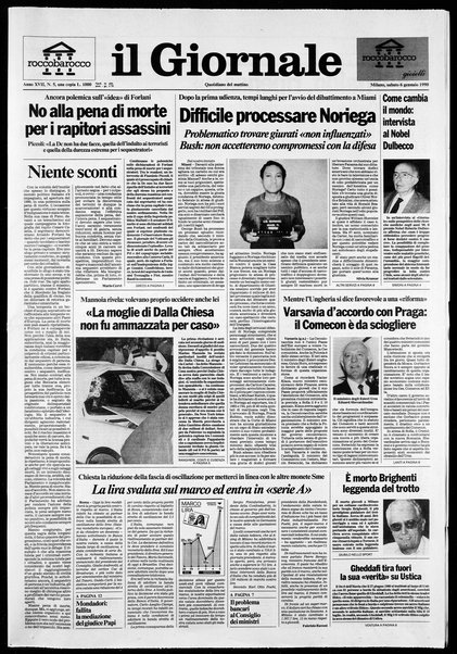 Il giornale : quotidiano del mattino